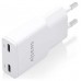 CARGADOR AISENS GAN ULTRA DELGADO 30W 2XUSB-C PD3.0 QC4.0 BLANCO