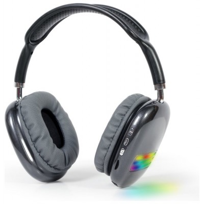 AURICULARES GEMBIRD ESTERO BLUETOOTH CON EFECTO DE LUZ LED NEGRO