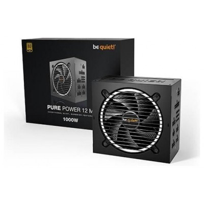 FUENTE ALIMENTACION BEQUIET PURE POWER 12M 1000W ATX 80+ GOLD