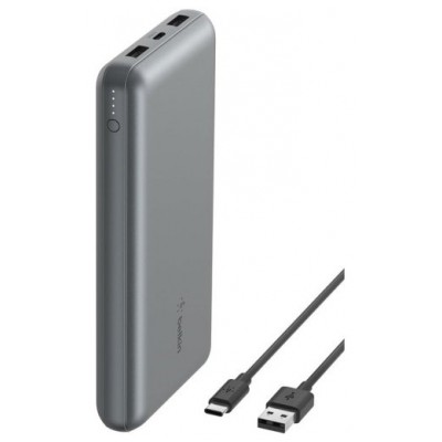 BELKIN 20K POWER BANK 15W SPACE GREY (Espera 4 dias)