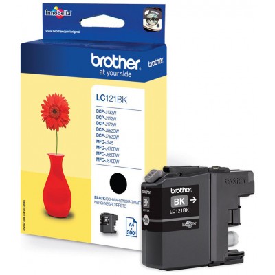 TINTA BROTHER LC-121BK  NEGRA 300 PAG (Espera 4 dias)