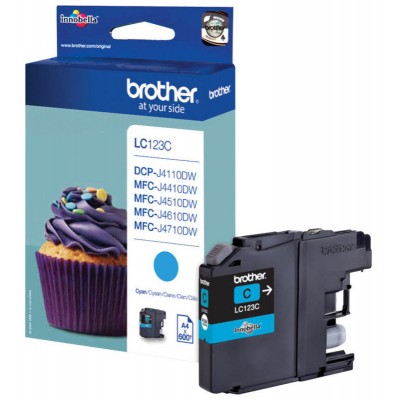 TINTA BROTHER LC-123C CIAN (Espera 4 dias)