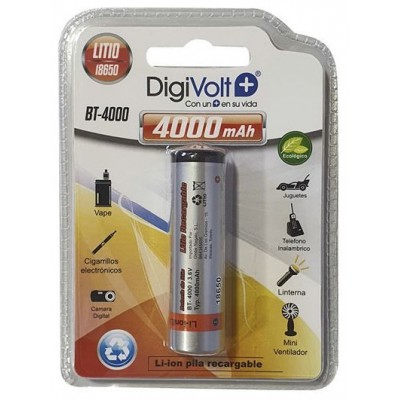 Pila Recargable Litio 18650 4000mah Bt-4000