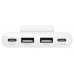 Hub Belkin Buz001bt2mwhb7 Extensor 4 Puertos 2 Usb-c 2