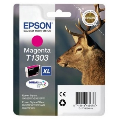 Epson Stag Cartucho T1303 magenta. Tipo de tinta