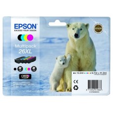 Epson Claria Premium Cartucho 26XL Alta Multipack 4 Col (Blister+ Alarma acustico/Radiofrecuencia)</