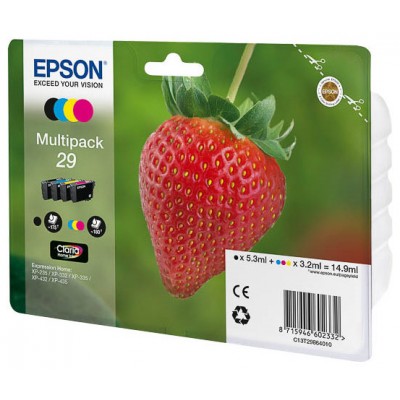 TINTA EPSON C13T29864012 Nº 29 PACK CUATRICOLOR (Espera 4 dias)