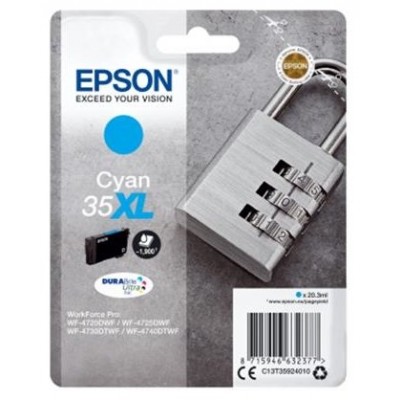 EPSON Singlepack Cyan 35XL DURABrite Ultra Ink