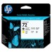 HP Designjet T610/1100 Cabezal Negro mate y Amarillo nº72