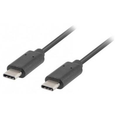 CABLE USB LANBERG 2.0 MACHO/USB C MACHO 1.8M NEGRO