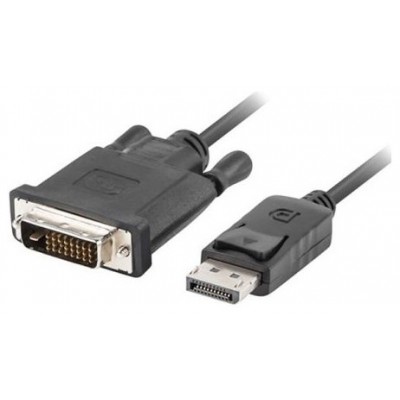 CABLE DISPLAYPORT LANBERG MACHO/DVI-D MACHO 24+1 1.8M NEGRO