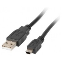 CABLE USB LANBERG 2.0 MACHO/MINI USB MACHO FERRITA 1.8M NEGRO