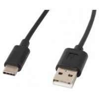 CABLE USB LANBERG 2.0 MACHO/USB C MACHO 1.8M NEGRO