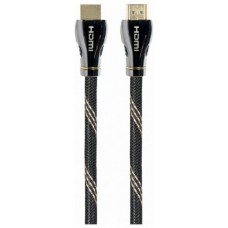 CABLE HDMI 2.1 8K 60HZ GEMBIRD CCBP-HDMI8K-2M PREMIUM TRENZADO ETHERNET 2M NEGRO