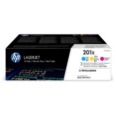 HP Laserjet Pro M252n 201X Pack 3 Toner Alta Capacidad Cyan/Magenta/Yellow