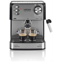 CAFETERA SUPER ESPRESSO 20 BAR NEGRO HAEGER (Espera 4 dias)