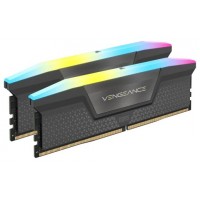 MEMORIA CORSAIR DDR5 64GB 2X32GB PC6000 VENGEANCE RGB CMH64GX5M2B6000Z30 (Espera 4 dias)