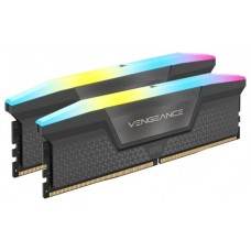 MEMORIA CORSAIR DDR5 64GB 2X32GB PC6000 VENGEANCE RGB CMH64GX5M2B6000Z30 (Espera 4 dias)