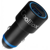 CARGADOR  USB COOLBOX COCHE 48W USB-A/USB-C