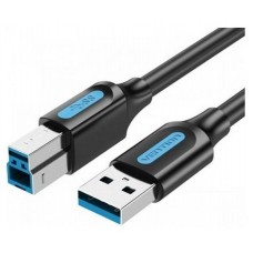 CABLE USB 3.0 TIPO-B/M A USB-A/M 0.5 M NEGRO VENTION (Espera 4 dias)