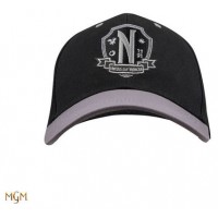 GORRA CON VISERA NEVERMORE ACADEMY NEGRA 54-60 CM (CIRCUNFERENCIA) CINEREPLICAS CR2671 (Espera 4 dias)