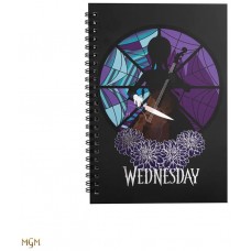 CUADERNO WEDNESDAY CON CELLO 14,5X21 CM CINEREPLICAS CR5174 (Espera 4 dias)