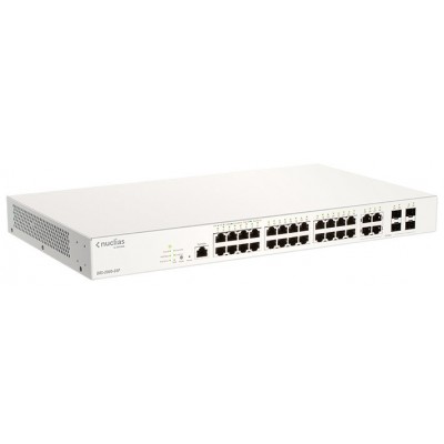 D-LINK SWITCH SMART NUCLIAS CLOUD 28 PUERTOS 10/100/1Gbit w/4 Gbit.SFP 370W PoE+ (Espera 4 dias)