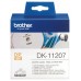 BROTHER Rollo de Etiquetas Plasticas para CD/DVD de 58mmx58mm de 100 Uds.