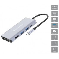 Docking Usb-c Conceptronic Donn20g 1xhdmi 4k 1xvga