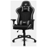 DRIFT DR110BGRAY silla para videojuegos Butaca para jugar Asiento acolchado Negro, Gris (Espera 4 dias)