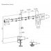 SOPORTE MONITOR MESA GIRA INCLI 10KG 2 BRAZOS 17-32