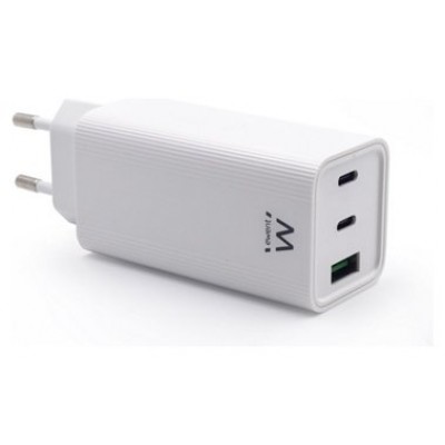 EWENT Cargador carga rapido 65w usb-c y usb-a