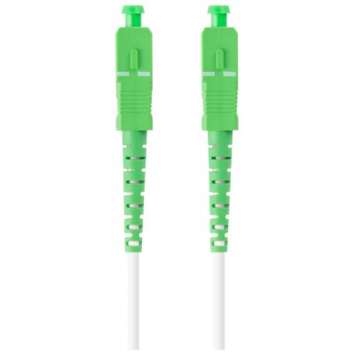 CABLE DE FIBRAOPTICA LANBERG 30M MONO SC/APC-SC/APC SIMPLEX G657A2 LSZH BLANC