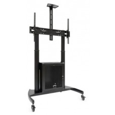 SOPORTE SUELO + RUEDAS + ARMARIO MULTIUSOS + ACC. RACK NARNIA 60""-100"" TOOQ (Espera 4 dias)