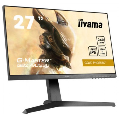 MONITOR IIYAMA 27" GAMING, WQHD, IPS, 2560 x 1440, 240Hz, 1MS, HDMI, DISPLAYPORT, ALT, REG ALT, PIVOTANTE (Espera 4 dias)