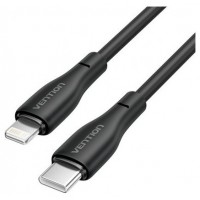 CABLE USB-C A LIGHTNING 1 M NEGRO VENTION (Espera 4 dias)