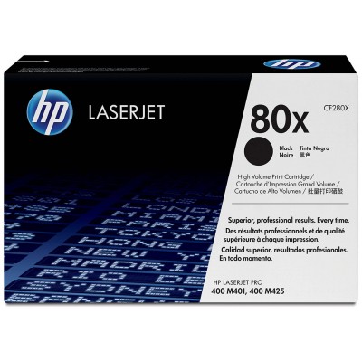 TONER HP CF280X Nº80X NEGRO 6.900PAG ALTA (Espera 4 dias)