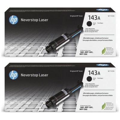 TONER HP W1143AD Nº 143A NEGRO PACK 2 UD (Espera 4 dias)