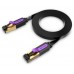 CABLE DE RED LATIGUILLO RJ45 CAT.7 STP AWG30 0.5 M NEGRO VENTION (Espera 4 dias)