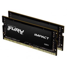 MEMORIA KINGSTON SODIMM FURY IMPACT DDR4 16GB (KIT 2) 2666MHZ  CL15     - KF426S15IBK2/16 (Espera 4 dias)