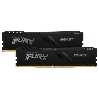 DDR4 KINGSTON 2X32GB 3200 FURY BEAST NEGRO