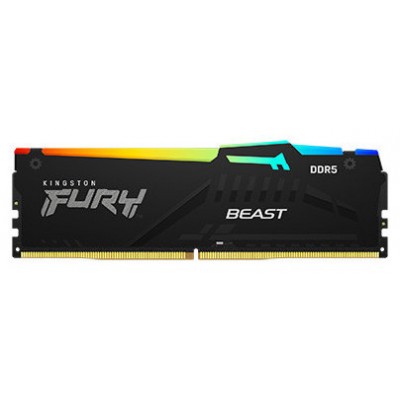 DDR5 32 GB 6000 Mhz. FURY BEAST RGB KINGSTON (Espera 4 dias)