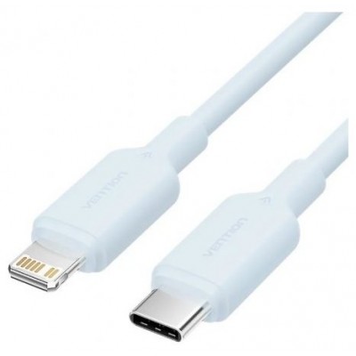 CABLE 2.0 USB-C A LIGHTNING 1 M AZUL VENTION (Espera 4 dias)