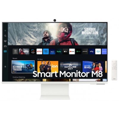 Samsung Smart Monitor M8 S32CM801UU pantalla para PC 81,3 cm (32") 3840 x 2160 Pixeles 4K Ultra HD LED Blanco (Espera 4 dias)