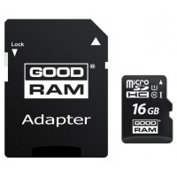 Goodram MicroSD - 16GB - Incluye adaptador a SD - CL