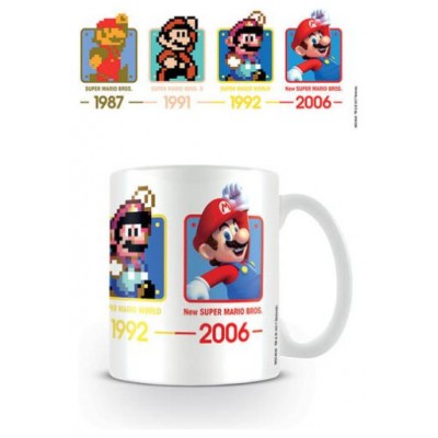 TAZA DESAYUNO SUPER MARIO (DATES) 11OZ/315 ML PYRAMID MG24640 (Espera 4 dias)