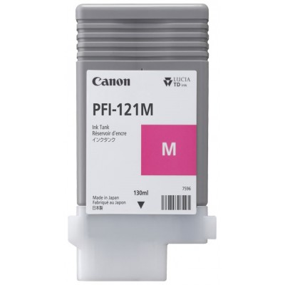 CANON Tinta gran formato Magenta para TM-255,TM-350,TM-355  PFI-121M 130ml