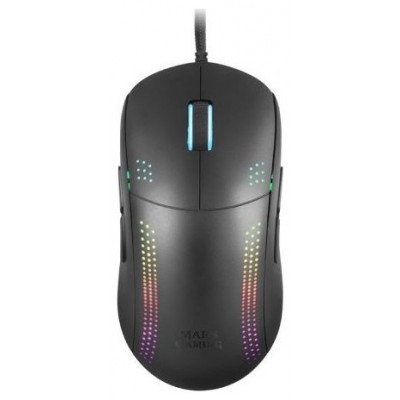 Mouse Mars Gaming Rgbmmpro Black Ambidiestro 32k Dpi