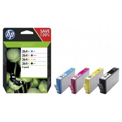 TINTA HP N9J74AE Nº 364XL PACK CUATRICOLOR (Espera 4 dias)