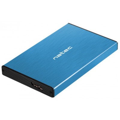 CAJA EXTERNA NATEC RHINO GO DISCO DURO 2,5" USB 3.0 SATA AZUL